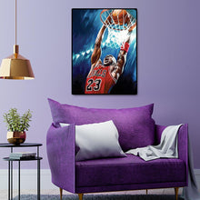 Lade das Bild in den Galerie-Viewer, Basketballspieler - voller Runder Diamant - 30x40cm
