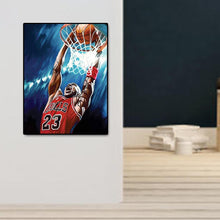 Lade das Bild in den Galerie-Viewer, Basketballspieler - voller Runder Diamant - 30x40cm
