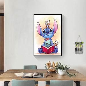 Cartoon Anime - voller runder Diamant - 30x40cm