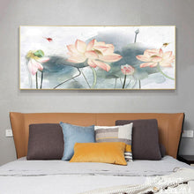 Lade das Bild in den Galerie-Viewer, Lotus - runder runder Diamant - 100x50cm
