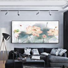 Lade das Bild in den Galerie-Viewer, Lotus - runder runder Diamant - 100x50cm
