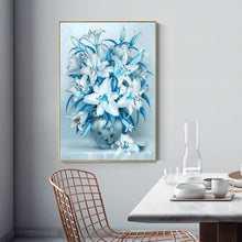 Lade das Bild in den Galerie-Viewer, Elegante Blumen - voller quadratischer Diamant - 40x50cm
