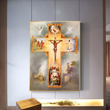 Lade das Bild in den Galerie-Viewer, Religion - voller quadratischer Diamant - 40x50cm
