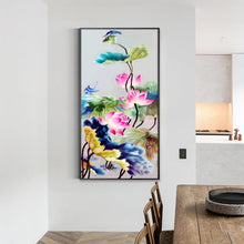 Lade das Bild in den Galerie-Viewer, Blume - voller runder Diamant - 45x85cm
