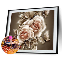 Lade das Bild in den Galerie-Viewer, Blume - voller quadratischer Diamant - 50x40cm
