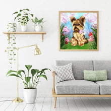 Lade das Bild in den Galerie-Viewer, Hund Tier - voller runder Diamant - 30x30cm
