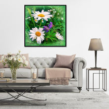 Lade das Bild in den Galerie-Viewer, Blumen - voller runder Diamant - 30x30cm
