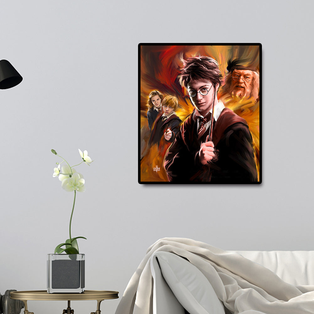 Diamond Painting - Vollrund - Harry Potter – wolke