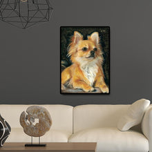 Lade das Bild in den Galerie-Viewer, Hundeperle - voller runder Diamant - 30x40cm
