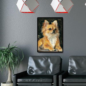 Hundeperle - voller runder Diamant - 30x40cm