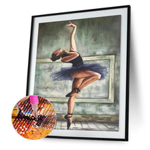 Lade das Bild in den Galerie-Viewer, Ballett Mädchen - voller runder Diamant - 30x40cm
