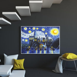 Sternenhimmel - voller quadratischer Diamant - 50x40cm