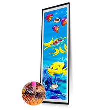 Lade das Bild in den Galerie-Viewer, Fisch und Seepferdchen Tier - voller runder Diamant - 25x115cm
