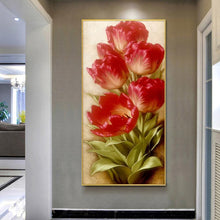 Lade das Bild in den Galerie-Viewer, Blume - voller runder Diamant - 50x100cm
