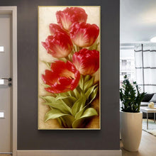 Lade das Bild in den Galerie-Viewer, Blume - voller runder Diamant - 50x100cm
