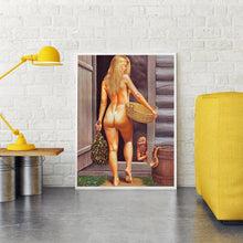 Lade das Bild in den Galerie-Viewer, Rückansicht - voller runder Diamant - 30x40cm
