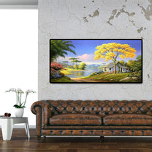 Lade das Bild in den Galerie-Viewer, Dorfhaus - voller runder Diamant - 100x50cm
