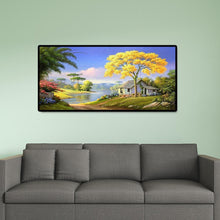 Lade das Bild in den Galerie-Viewer, Dorfhaus - voller runder Diamant - 100x50cm
