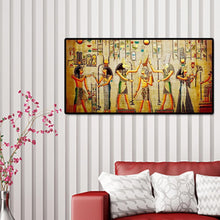 Lade das Bild in den Galerie-Viewer, Ägypten Leben - voller runder Diamant - 100x50cm
