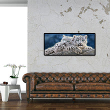 Lade das Bild in den Galerie-Viewer, Tiger - voller runder Diamant - 80x30cm
