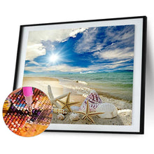 Lade das Bild in den Galerie-Viewer, Strandschale - voller quadratischer Diamant - 50x40cm
