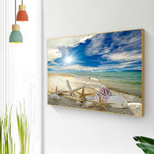 Lade das Bild in den Galerie-Viewer, Strandschale - voller quadratischer Diamant - 50x40cm
