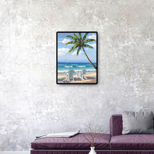 Lade das Bild in den Galerie-Viewer, Entspannender Strand - voller quadratischer Diamant - 40x50cm
