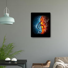 Lade das Bild in den Galerie-Viewer, Musik-Schlacht - voller quadratischer Diamant - 40x50cm
