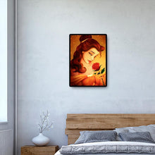 Lade das Bild in den Galerie-Viewer, Rose Prinzessin - voller quadratischer Diamant - 40x50cm
