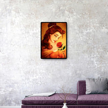 Lade das Bild in den Galerie-Viewer, Rose Prinzessin - voller quadratischer Diamant - 40x50cm
