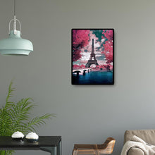 Lade das Bild in den Galerie-Viewer, Romantische EiffelTurm - voller quadratischer Diamant - 40x50cm
