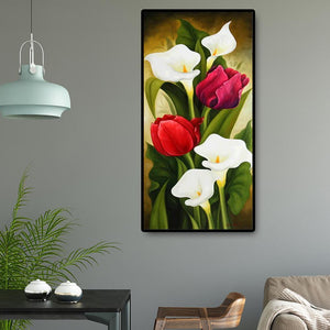 Blume - voller runder Diamant - 45x85cm