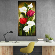 Lade das Bild in den Galerie-Viewer, Blume - voller runder Diamant - 45x85cm
