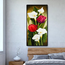 Lade das Bild in den Galerie-Viewer, Blume - voller runder Diamant - 45x85cm
