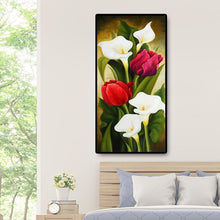 Lade das Bild in den Galerie-Viewer, Blume - voller runder Diamant - 45x85cm
