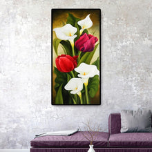 Lade das Bild in den Galerie-Viewer, Blume - voller runder Diamant - 45x85cm
