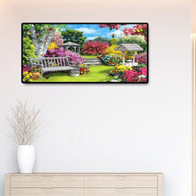 Lade das Bild in den Galerie-Viewer, Berglandschaft - voller runder Diamant - 80x40cm
