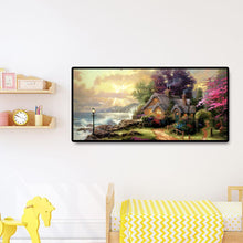 Lade das Bild in den Galerie-Viewer, Berglandschaft - voller runder Diamant - 80x40cm
