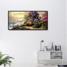 Lade das Bild in den Galerie-Viewer, Berglandschaft - voller runder Diamant - 80x40cm
