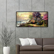 Lade das Bild in den Galerie-Viewer, Berglandschaft - voller runder Diamant - 80x40cm
