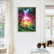 Lade das Bild in den Galerie-Viewer, Kreuz-Ctitch Wasserfall - voller quadratischer Diamant - 40x50cm
