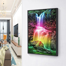 Lade das Bild in den Galerie-Viewer, Kreuz-Ctitch Wasserfall - voller quadratischer Diamant - 40x50cm
