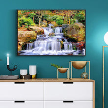 Lade das Bild in den Galerie-Viewer, Wasserfall - voller quadratischer Diamant - 50x40cm
