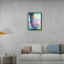 Lade das Bild in den Galerie-Viewer, Cartoon Elefant - voller quadratischer Diamant - 40x50cm
