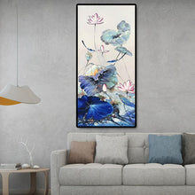 Lade das Bild in den Galerie-Viewer, Lotusation - runder runder Diamant - 50x100cm
