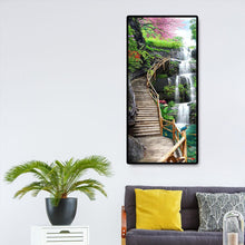 Lade das Bild in den Galerie-Viewer, Wasserfall-Trestle - voller runder Diamant -
