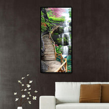 Lade das Bild in den Galerie-Viewer, Wasserfall-Trestle - voller runder Diamant -
