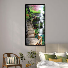 Lade das Bild in den Galerie-Viewer, Wasserfall-Trestle - voller runder Diamant -
