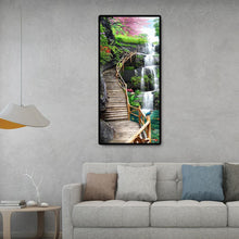 Lade das Bild in den Galerie-Viewer, Wasserfall-Trestle - voller runder Diamant -
