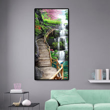 Lade das Bild in den Galerie-Viewer, Wasserfall-Trestle - voller runder Diamant -
